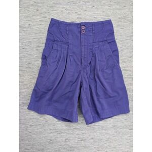 Vintage Jordache Super High Waisted Shorts Purple Size 7/8 Cotton Boho Hippie‎